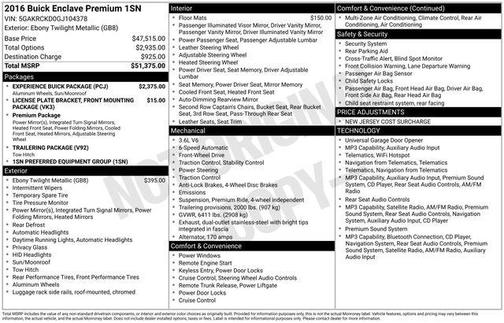 2016 Buick Enclave Premium