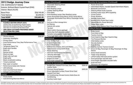 2012 Dodge Journey Crew