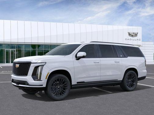 Vibrant White Tricoat 2026 Cadillac Escalade ESV Sport Platinum