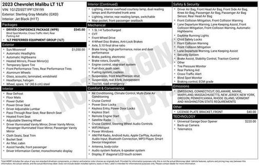2023 Chevrolet Malibu FWD 1LT