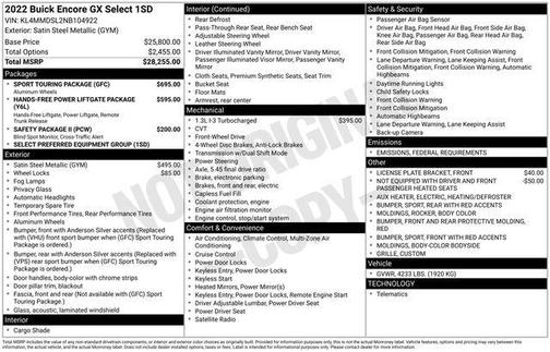 2022 Buick Encore GX Select