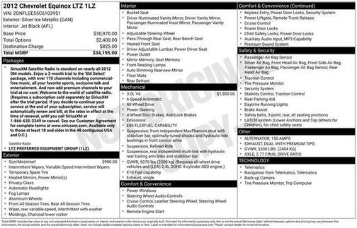2012 Chevrolet Equinox LTZ