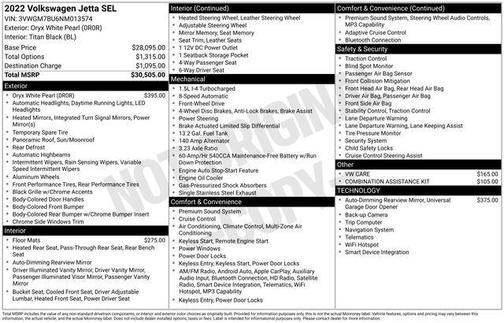 2022 Volkswagen Jetta 1.5T SEL