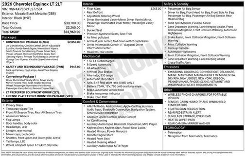 2026 Chevrolet Equinox 1LT