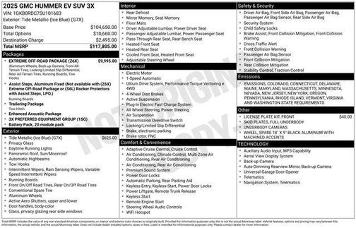 2025 GMC HUMMER EV SUV 3X