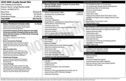 2023 GMC Acadia Denali