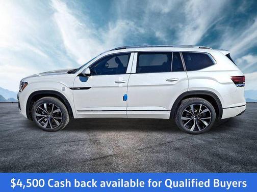 Opal White Pearl 2026 Volkswagen Atlas 2.0T SEL Premium R-Line 4MOTION
