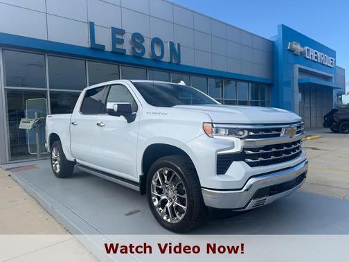 Polar White 2026 Chevrolet Silverado 1500 LTZ