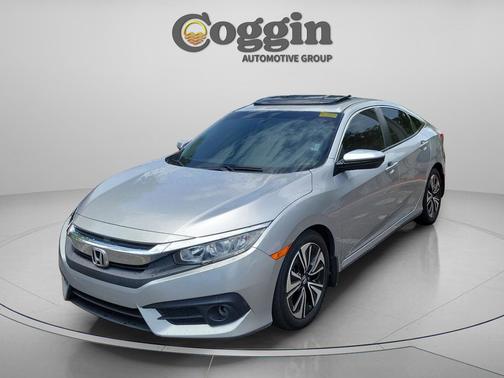 Modern Steel Metallic 2018 Honda Civic EX-T