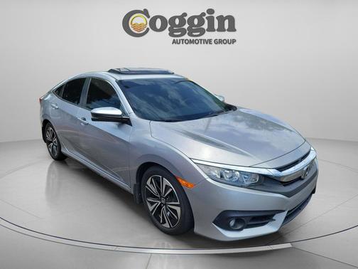 Modern Steel Metallic 2018 Honda Civic EX-T
