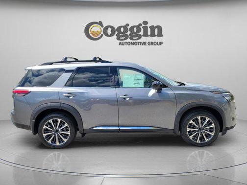 Gun Metallic 2026 Nissan Pathfinder Platinum