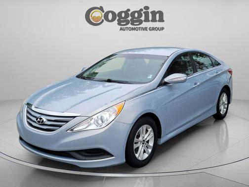 Iridescent Silver Blue Pearl 2014 Hyundai SONATA GLS
