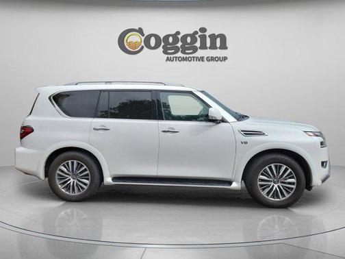 Aspen White Tricoat 2021 Nissan Armada SV 2WD