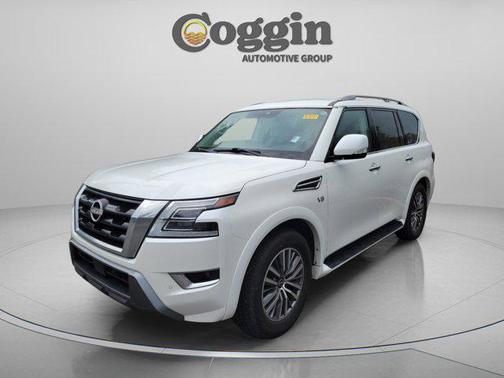 Aspen White Tricoat 2021 Nissan Armada SV 2WD