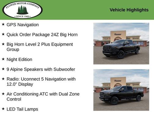 Diamond Black 2026 RAM 3500 Big Horn
