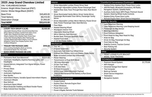 2025 Jeep Grand Cherokee Limited