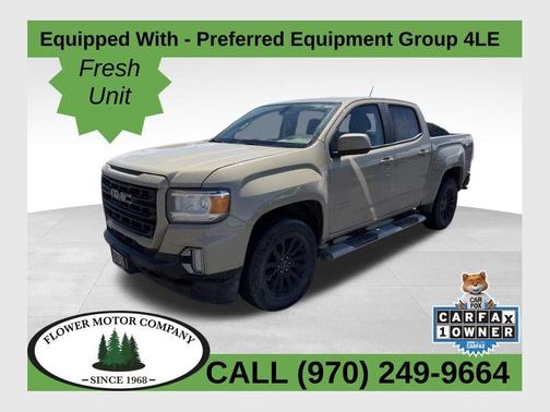 Desert Sand Metallic 2021 GMC Canyon Elevation