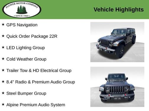 Granite Crystal Clearcoat Metallic 2021 Jeep Wrangler Unlimited Rubicon