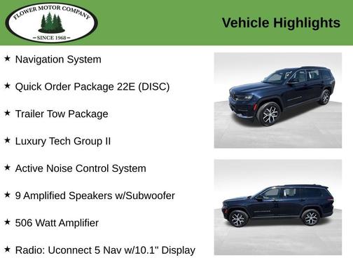 Midnight Sky 2024 Jeep Grand Cherokee L Limited