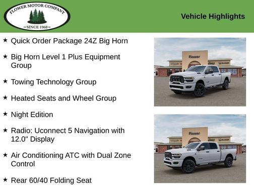Bright White Clearcoat 2026 RAM 2500 Big Horn