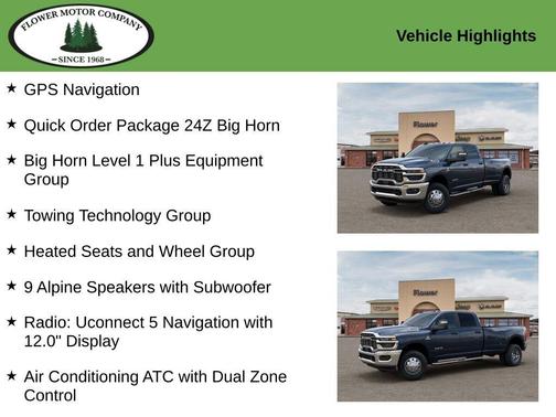 Blue Metallic 2026 RAM 3500 Big Horn