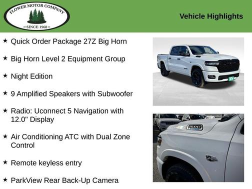 2026 RAM 1500 Big Horn/Lone Star