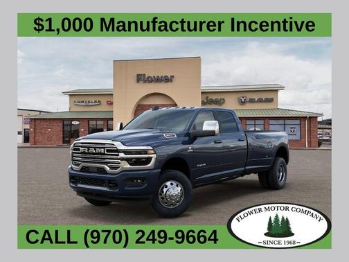 Blue Metallic 2026 RAM 3500 Laramie