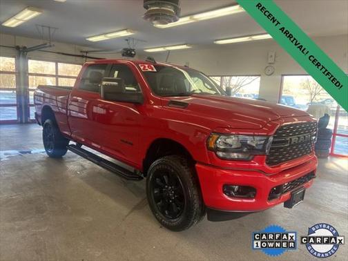 Flame Red Clearcoat 2024 RAM 2500 Big Horn Crew Cab 4x4 64' Box Truck