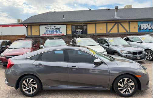 Modern Steel Metallic 2018 Honda Civic EX