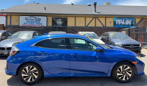Aegean Blue Metallic 2017 Honda Civic LX