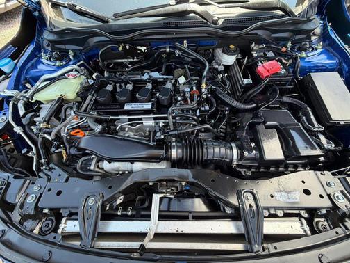 Aegean Blue Metallic 2017 Honda Civic LX