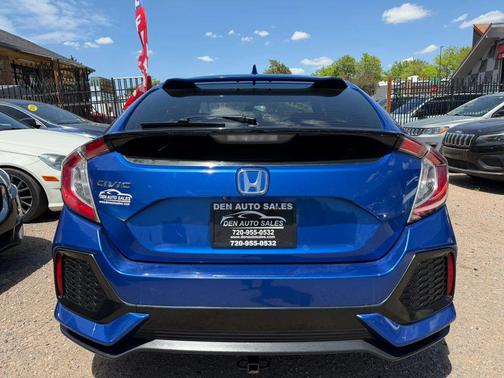 Aegean Blue Metallic 2017 Honda Civic LX