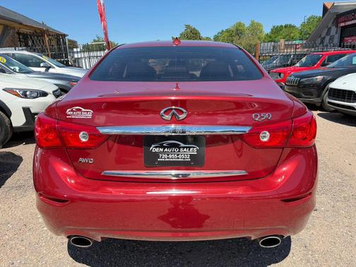 Burgundy 2014 INFINITI Q50 Premium