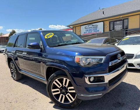 Nautical Blue Pearl 2016 Toyota 4Runner Limited