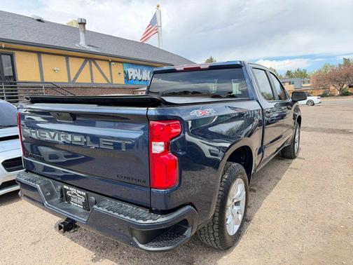 Northsky Blue Metallic 2021 Chevrolet Silverado 1500 Custom