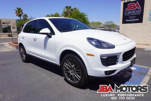 White 2017 Porsche Cayenne Platinum Edition