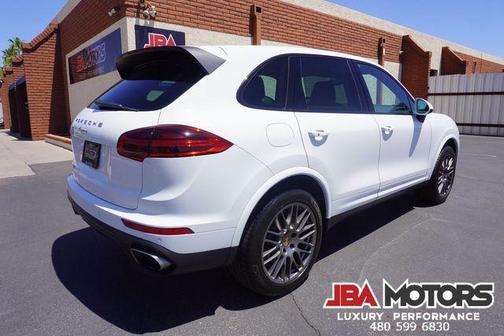 White 2017 Porsche Cayenne Platinum Edition