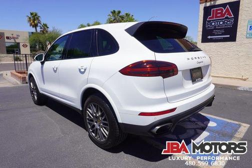 White 2017 Porsche Cayenne Platinum Edition