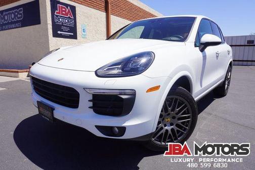 White 2017 Porsche Cayenne Platinum Edition
