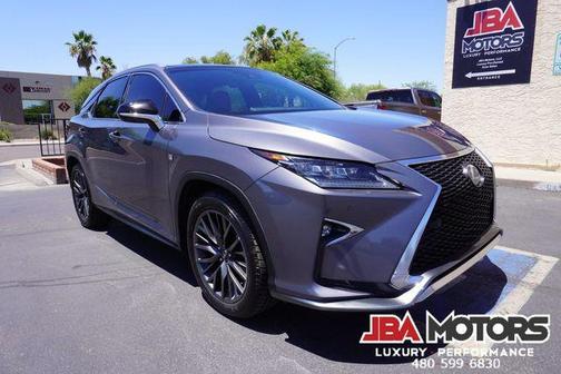 Gray 2016 Lexus RX 350 F Sport