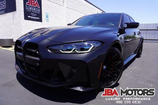 Black 2023 BMW M3 Sedan 6 Speed Carbon Fiber Executive Package