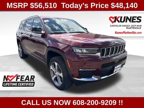 Velvet Red Pearl-Coat Exterior Paint 2025 Jeep Grand Cherokee Limited