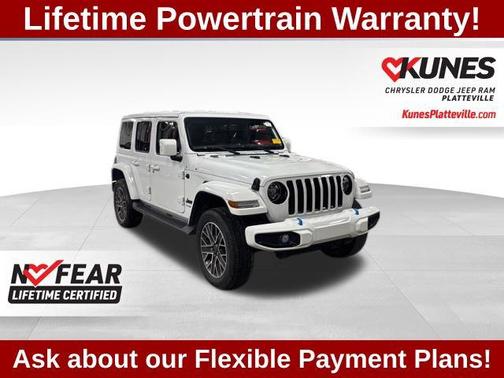 Bright White Clearcoat 2022 Jeep Wrangler Unlimited 4xe Sahara High Altitude