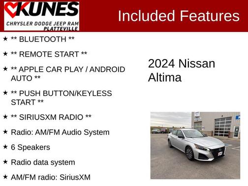 2024 Nissan Altima 2.5 SV