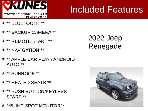 2022 Jeep Renegade Latitude