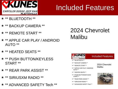 2024 Chevrolet Malibu FWD 1LT