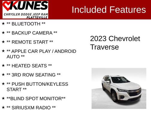 2023 Chevrolet Traverse LT Leather