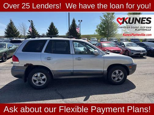 Silver 2005 Hyundai SANTA FE GLS