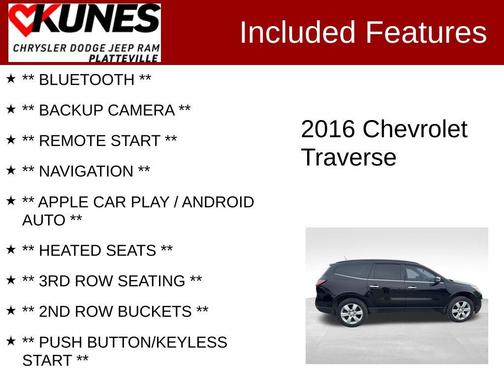 2016 Chevrolet Traverse 1LT
