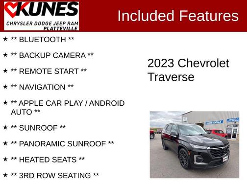 2023 Chevrolet Traverse RS